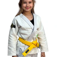 Kimono Infantil Feminino In The Guard Green Branco - imagem 6