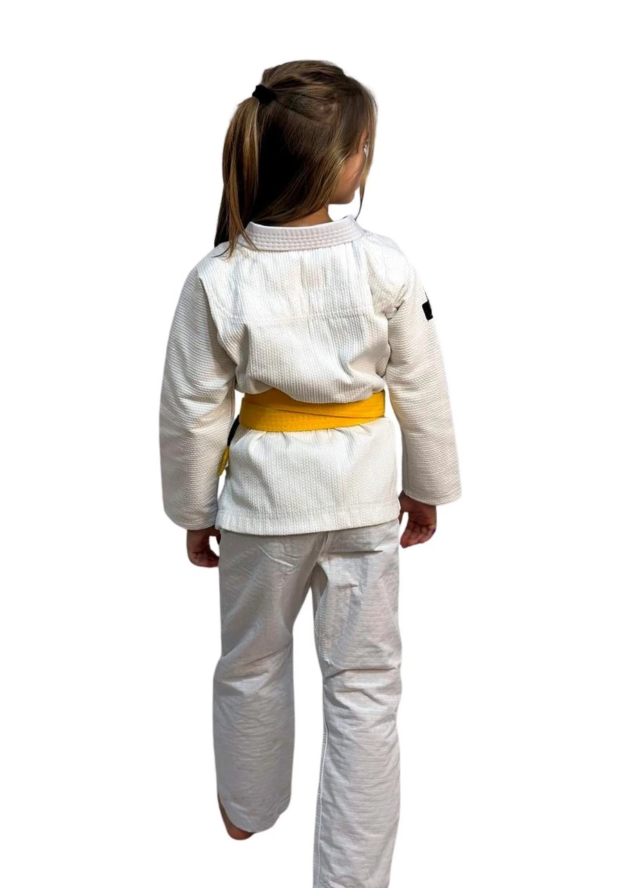 Kimono Infantil Feminino In The Guard Green Branco