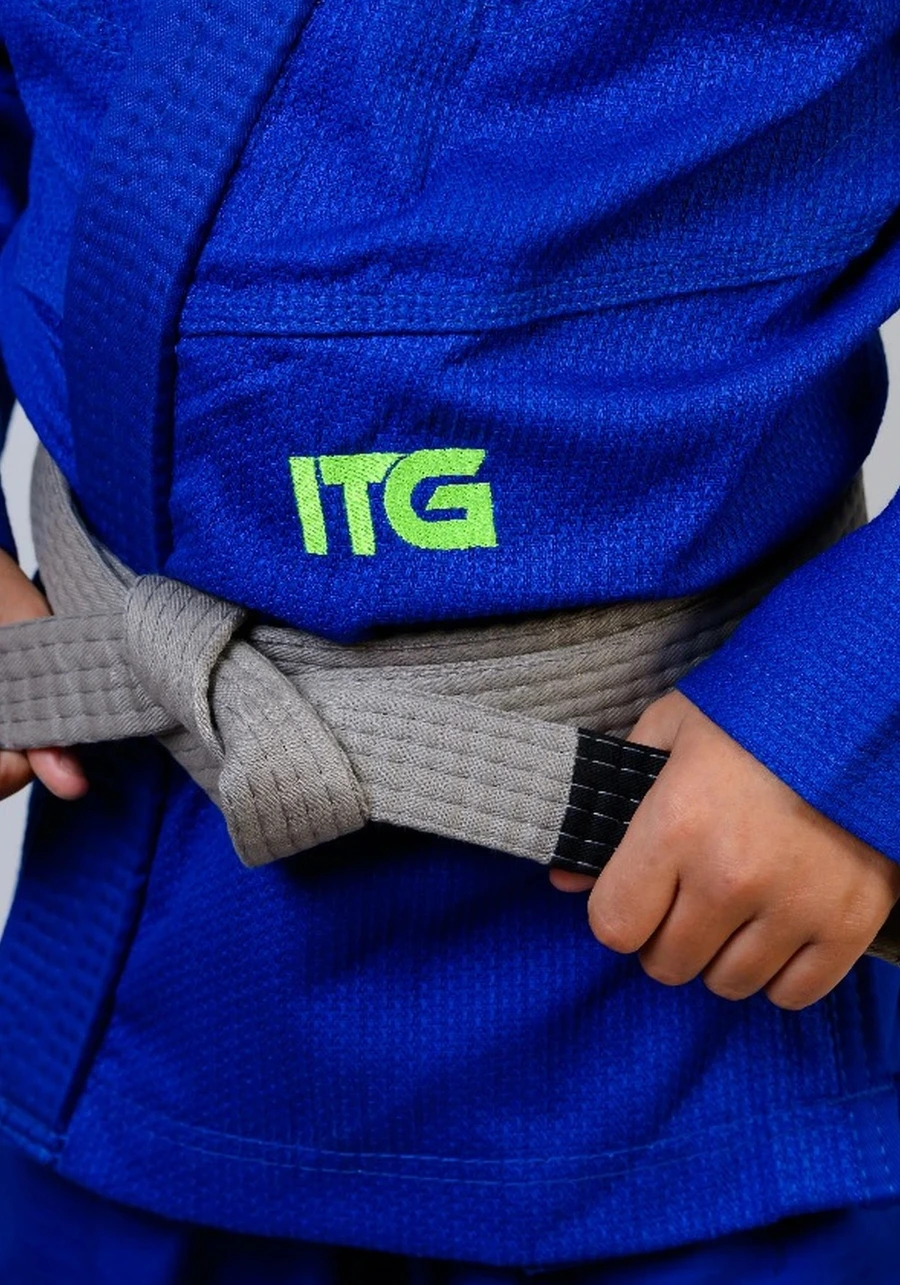 Kimono Infantil In The Guard Green Azul