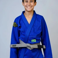 Kimono Infantil In The Guard Green Azul - imagem 1