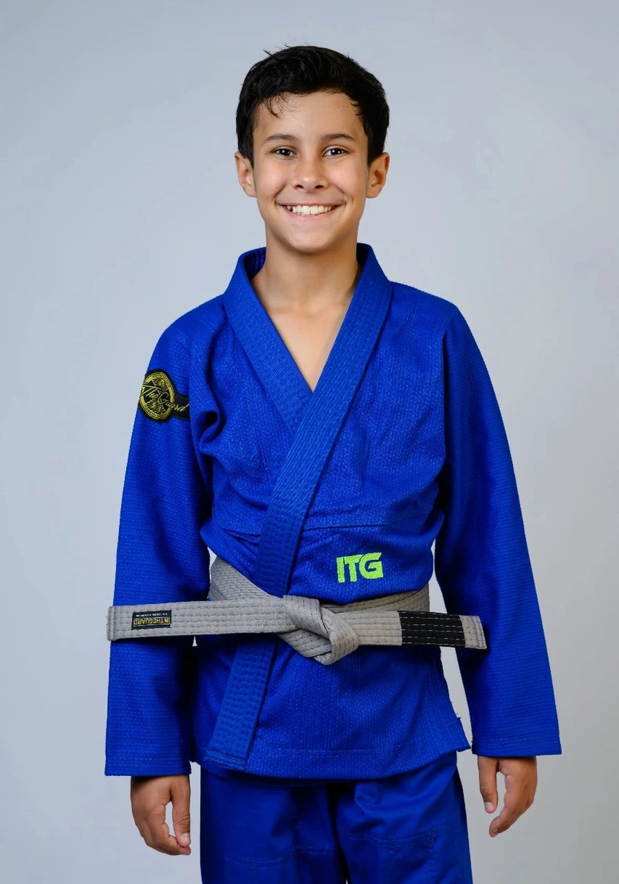 Kimono Infantil In The Guard Green Azul