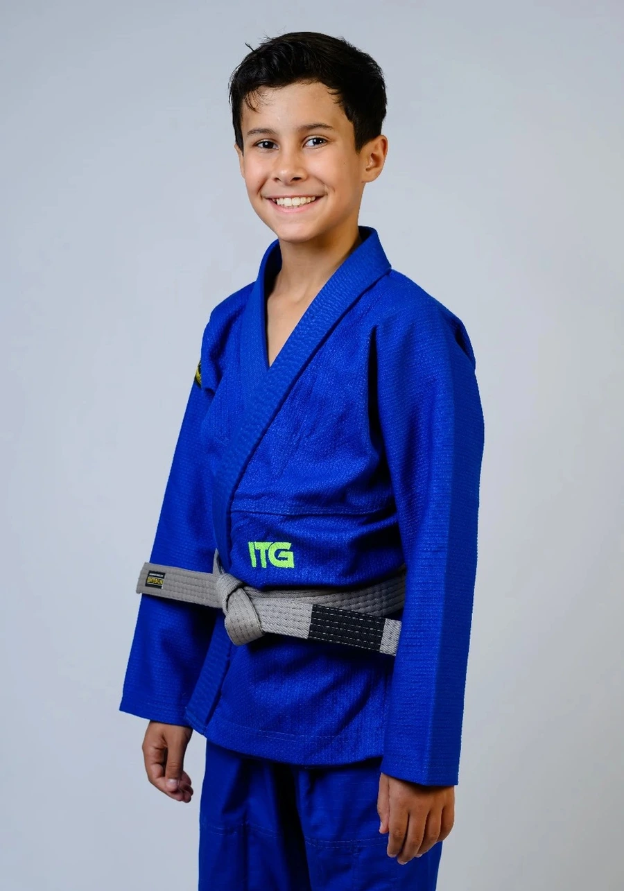 Kimono Infantil In The Guard Green Azul