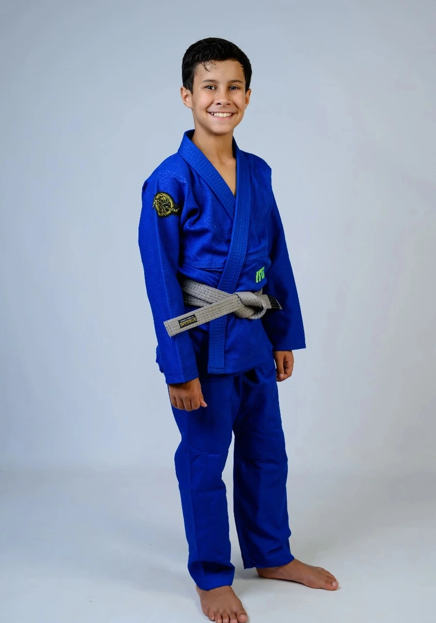 Kimono Infantil In The Guard Green Azul