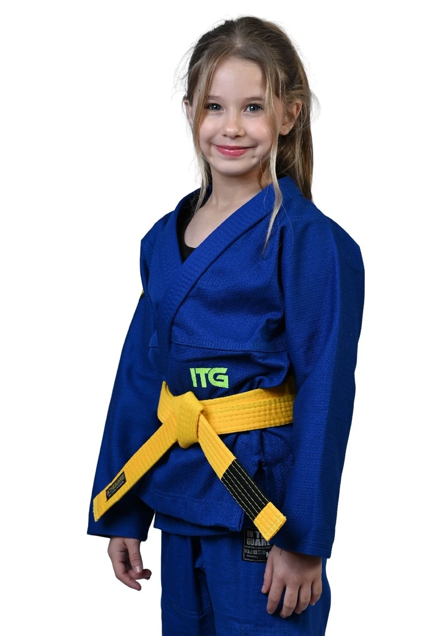 Kimono Infantil Feminino In The Guard Green Azul