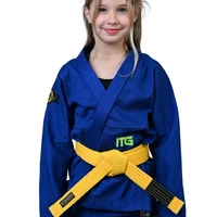 Kimono Infantil Feminino In The Guard Green Azul - imagem 6