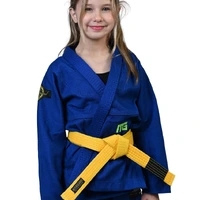 Kimono Infantil Feminino In The Guard Green Azul - imagem 4