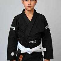Kimono Infantil In The Guard Xadrez Preto - imagem 4