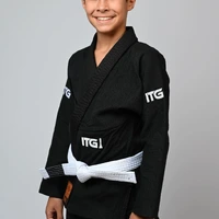 Kimono Infantil In The Guard Xadrez Preto - imagem 3