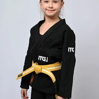 Kimono Infantil Feminino In The Guard Xadrez Preto - imagem 7