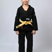 Kimono Infantil Feminino In The Guard Xadrez Preto - imagem 2