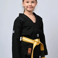 Kimono Infantil Feminino In The Guard Xadrez Preto - imagem 9
