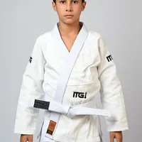 Kimono Infantil In The Guard Xadrez Branco - imagem 7