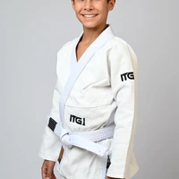Kimono Infantil In The Guard Xadrez Branco - imagem 2