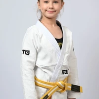 Kimono Infantil Feminino In The Guard Xadrez Branco - imagem 7
