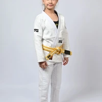 Kimono Infantil Feminino In The Guard Xadrez Branco - imagem 6