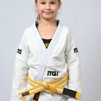 Kimono Infantil Feminino In The Guard Xadrez Branco - imagem 4