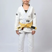 Kimono Infantil Feminino In The Guard Xadrez Branco - imagem 2