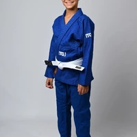 Kimono Infantil In The Guard Xadrez Azul - imagem 8