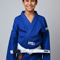 Kimono Infantil In The Guard Xadrez Azul - imagem 6