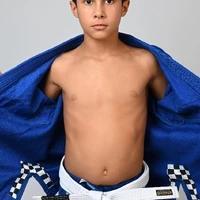 Kimono Infantil In The Guard Xadrez Azul - imagem 7