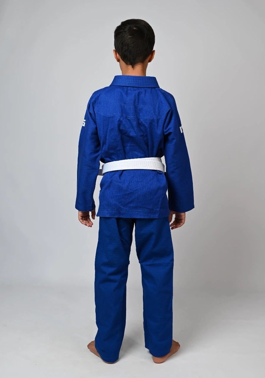 Kimono Infantil In The Guard Xadrez Azul