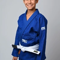 Kimono Infantil In The Guard Xadrez Azul - imagem 4