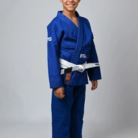 Kimono Infantil In The Guard Xadrez Azul - imagem 2
