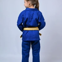Kimono Infantil Feminino In The Guard Xadrez Azul - imagem 7