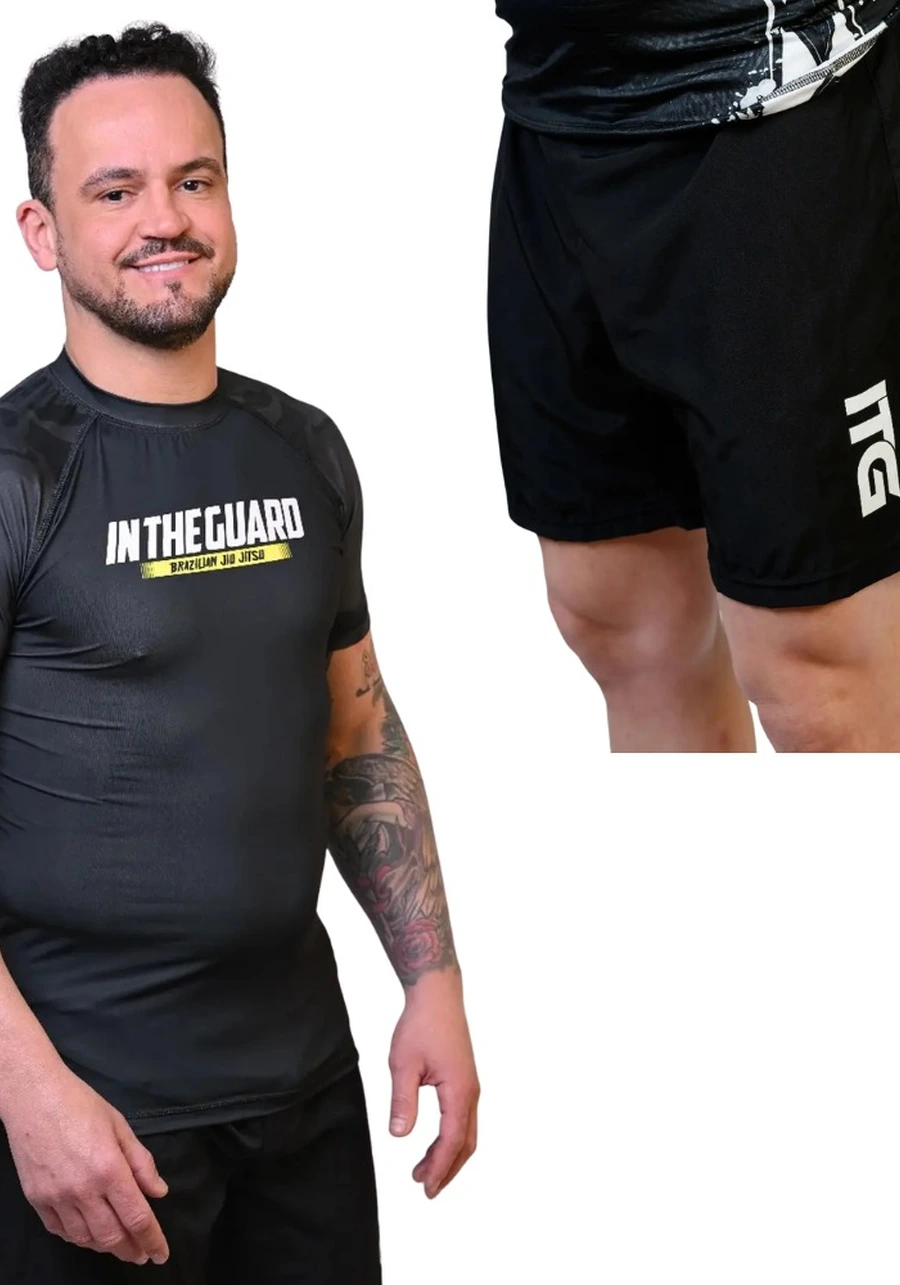 Kit Bermuda Revolução pro + Rash Guard Tatico