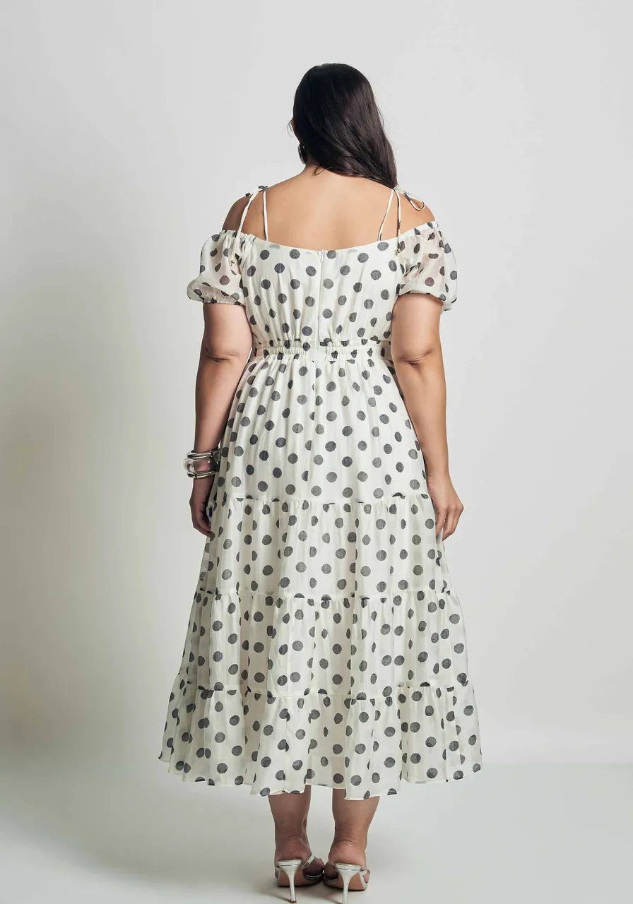 VESTIDO PLUS SIZE POÁ MARIAS BRANCO