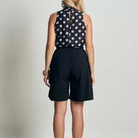 BLUSA POÁ GOLA ALTA PRETO - imagem 4