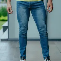 Calça Jeans Masculina Slim Azul - imagem 1