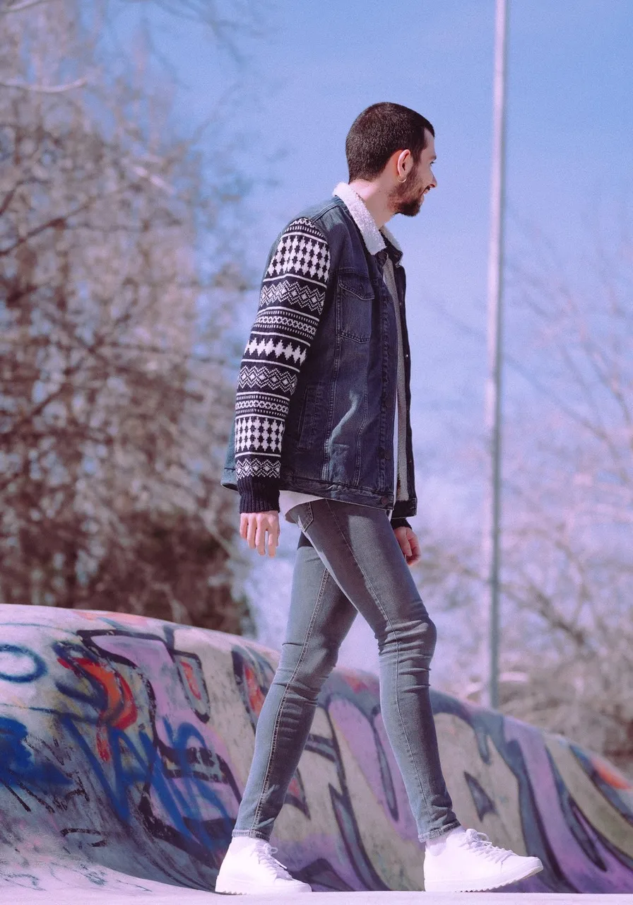 Calça Jeans Masculina Skinny Escura