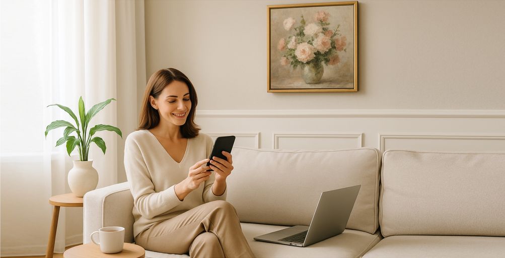 Compre no conforto da sua casa