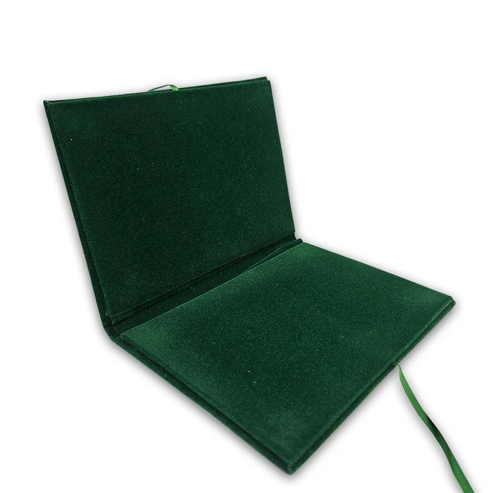  Estojo Livro em Veludo para Placa de Homenagem - 10x15cm