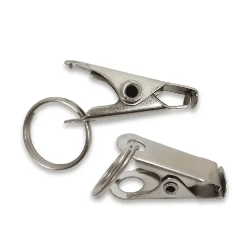 Clips Jacaré Com Argola - 13 mm - 100 unidades