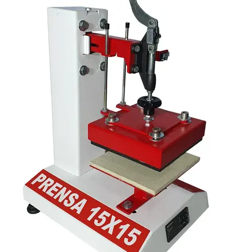 Prensa Térmica Plana Metal Printer 15x15 cm - 110 Volts Semi Nova