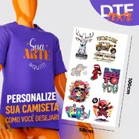 Impressão DTF Têxtil - Pronta para Aplicação - imagem 1