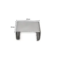 Chapa Dentada para fechamento de cordão - 100 Unidades - imagem 5