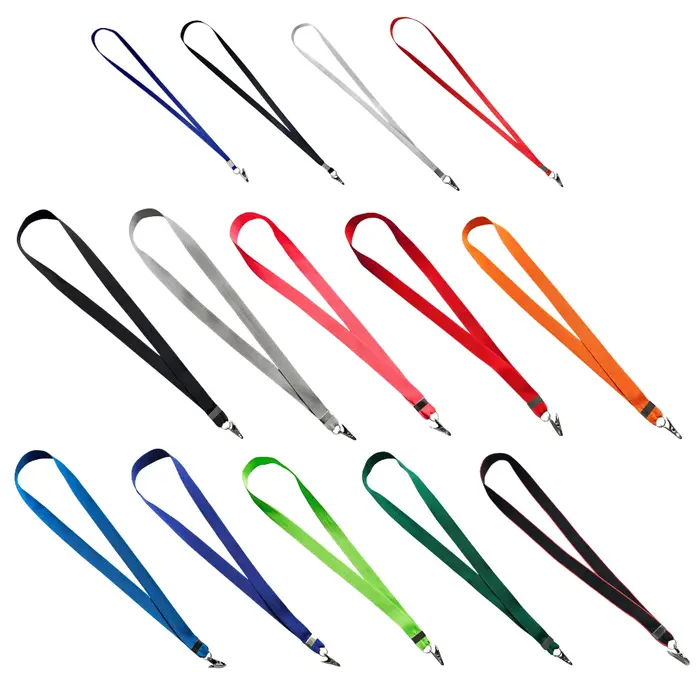 Cordão para Crachá com Clips Jacaré - PET