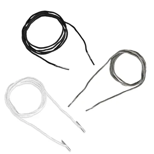 Cordão Para Credencial e Crachá em Nylon Com Ponteira 