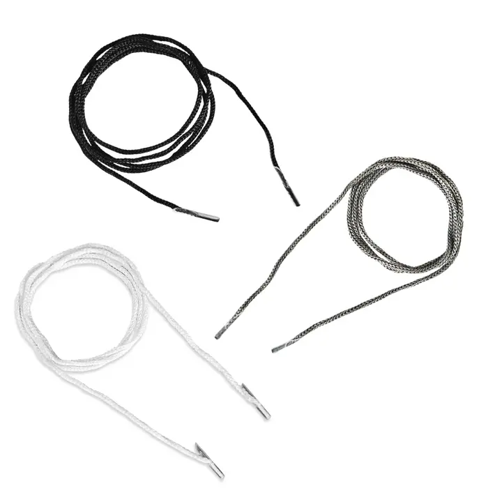 Cordão Para Credencial e Crachá em Nylon Com Ponteira 