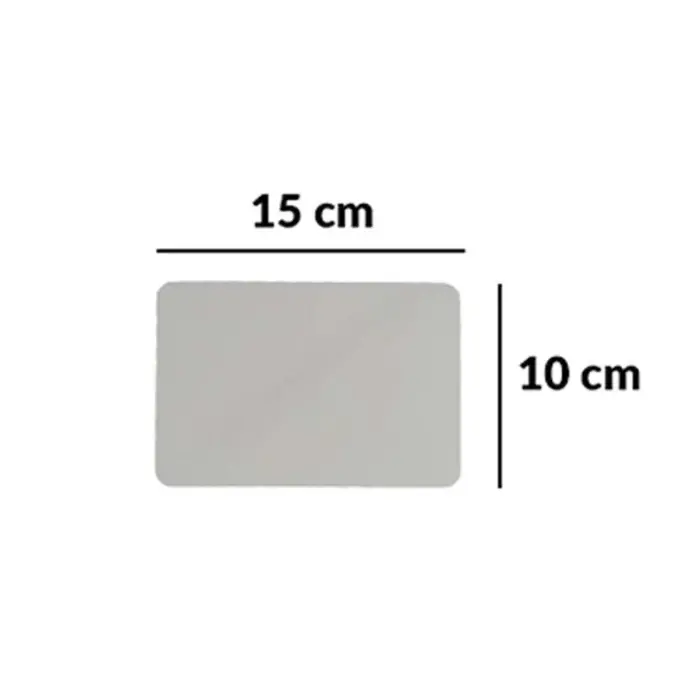 Placa de alumínio (metal) Resinada para sublimação - Branca