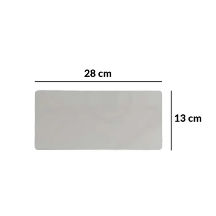 Placa de alumínio (metal) Resinada para sublimação - Branca