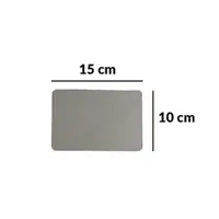 Placa de alumínio (metal) Resinada para sublimação - Prata - imagem 2