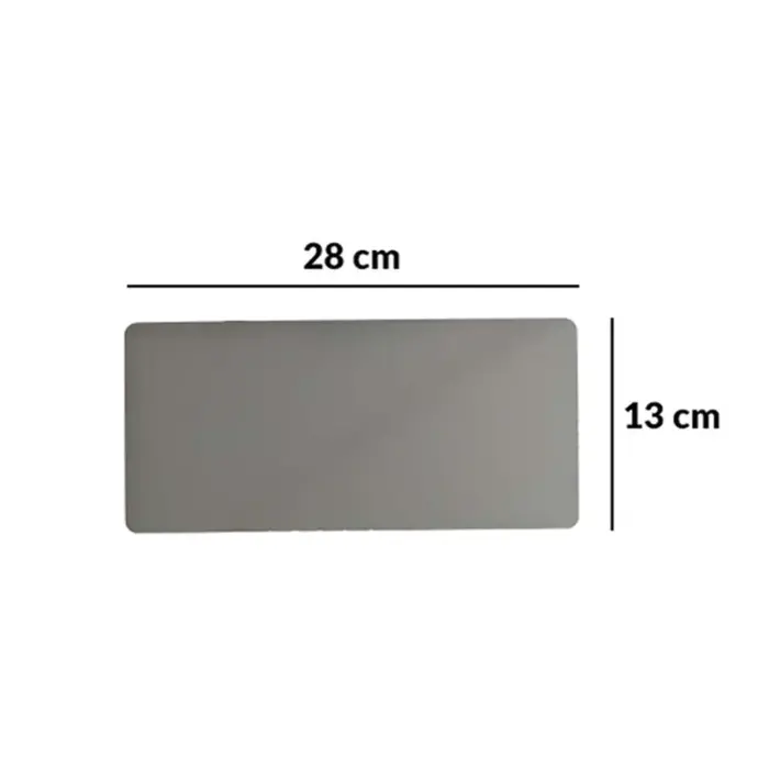 Placa de alumínio (metal) Resinada para sublimação - Prata