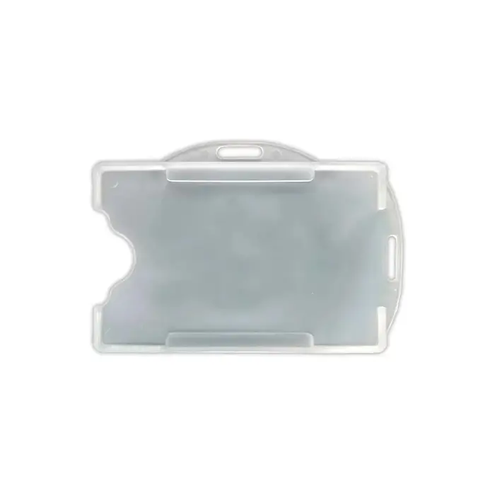 Porta Cracha Rígido Furo Horizontal e Vertical Branco