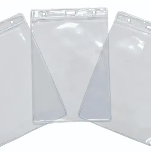 Porta Credencial Transparente 11x15cm