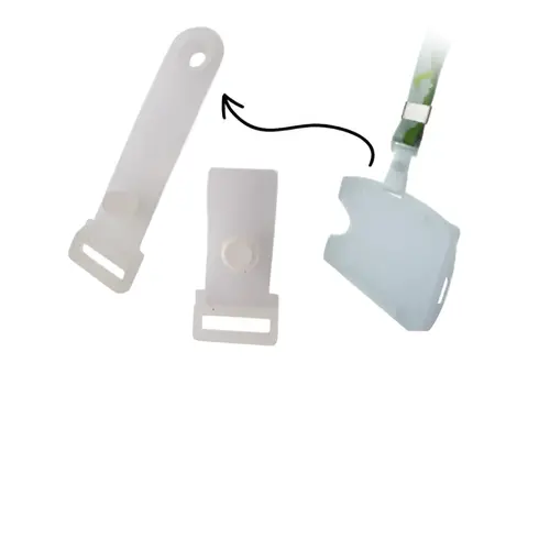 Prendedor Plástico Alça Leitosa 20 mm
