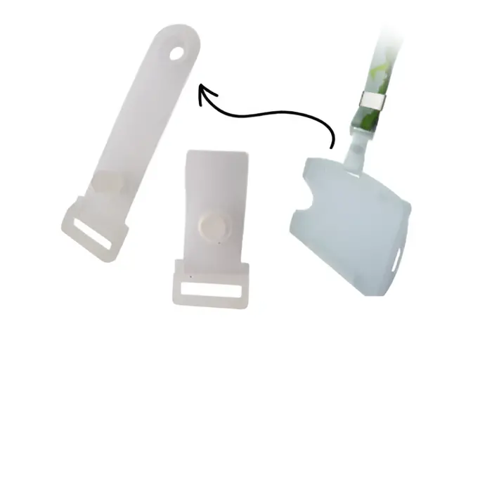 Prendedor Plástico Alça Leitosa 20 mm